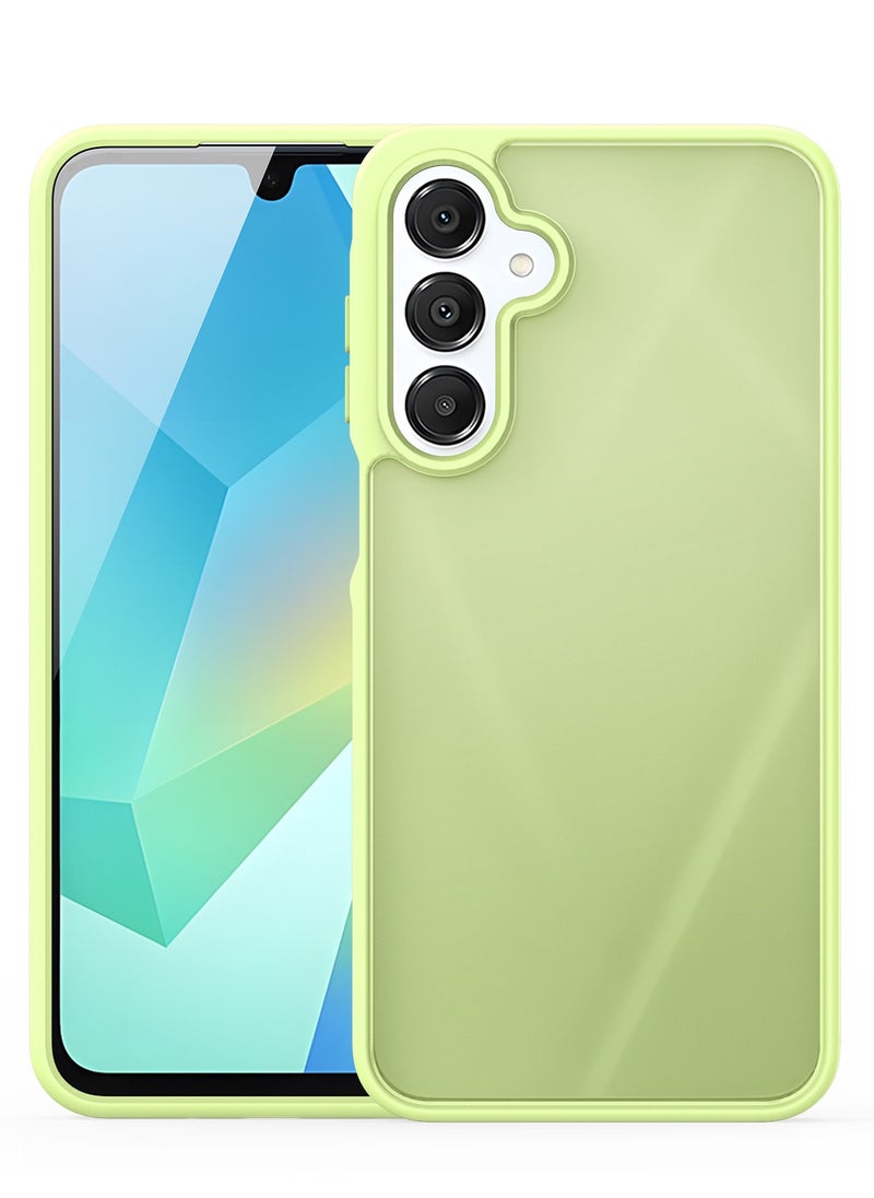 DUX DUCIS DUX DUCIS Yind Series Cover for the Samsung Galaxy A16 5G/4G mobile phone a slim, TPU Hybrid PC  cover made of TPU, polycarbonate silicone - Lime Green  - Image 1