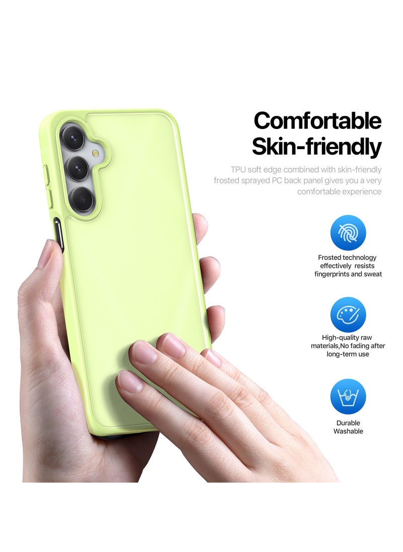 DUX DUCIS DUX DUCIS Yind Series Cover for the Samsung Galaxy A16 5G/4G mobile phone a slim, TPU Hybrid PC  cover made of TPU, polycarbonate silicone - Lime Green  - Image 4