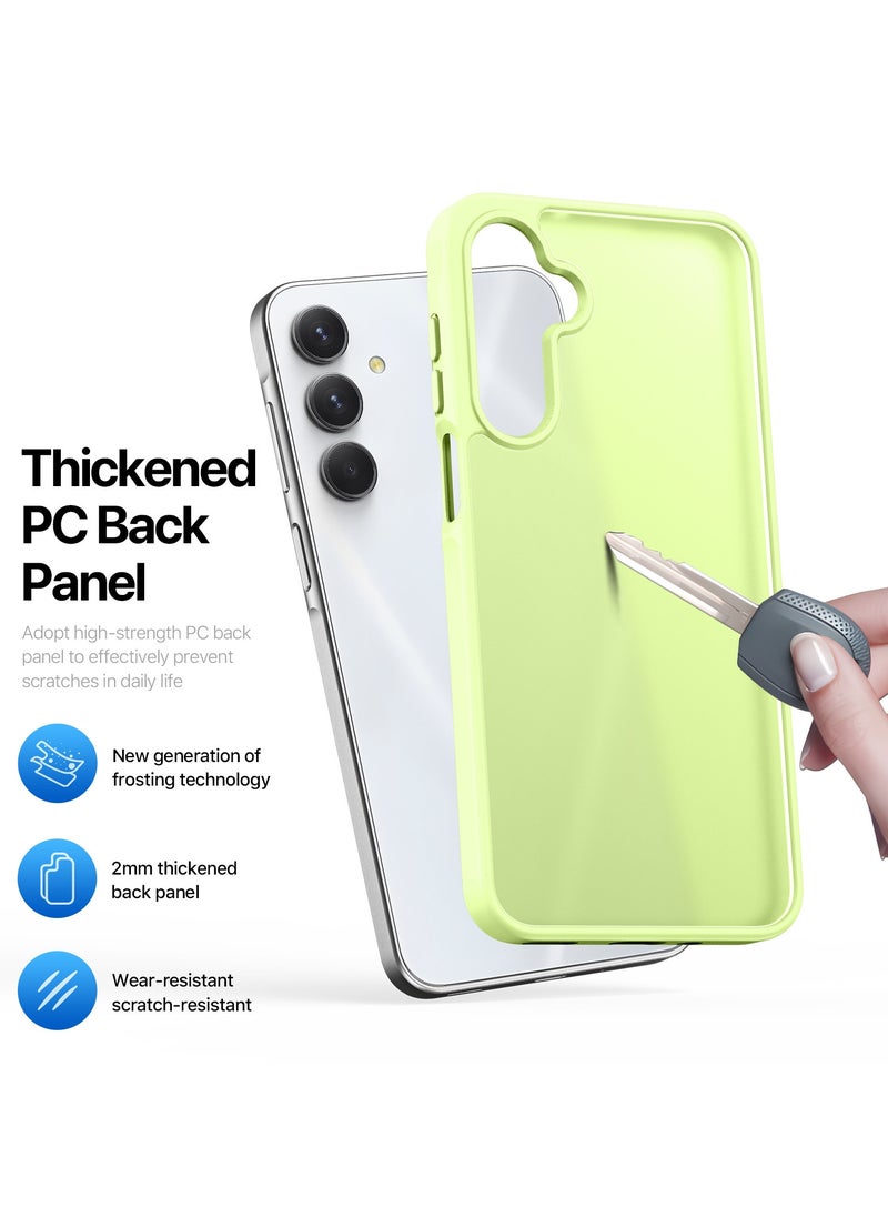 DUX DUCIS DUX DUCIS Yind Series Cover for the Samsung Galaxy A16 5G/4G mobile phone a slim, TPU Hybrid PC  cover made of TPU, polycarbonate silicone - Lime Green  - Image 5