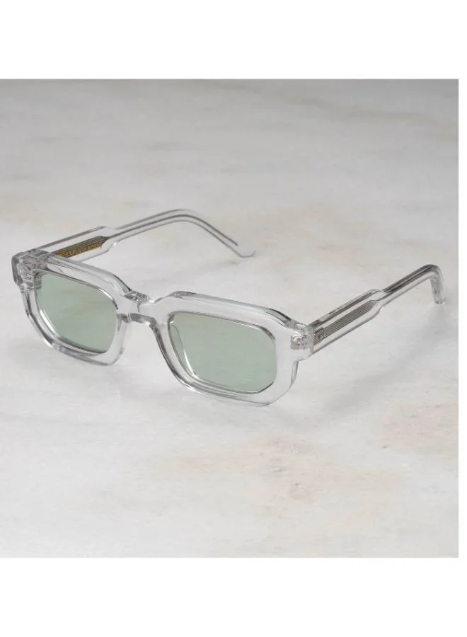  اكسبليست باوتس نظارات شمسية هاربر واضحة باللون الأخضر الزاهي للجنسين