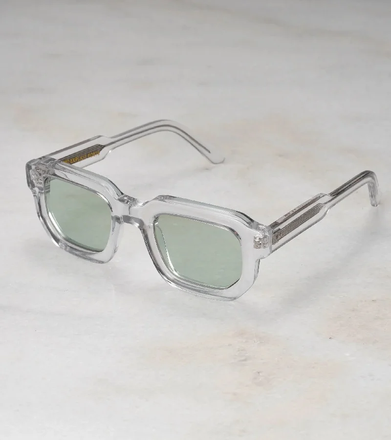 Explicit Poets Explicit Poets Unisex HARPER Clear - Bright Green Stylish Sunglasses, A7EP4