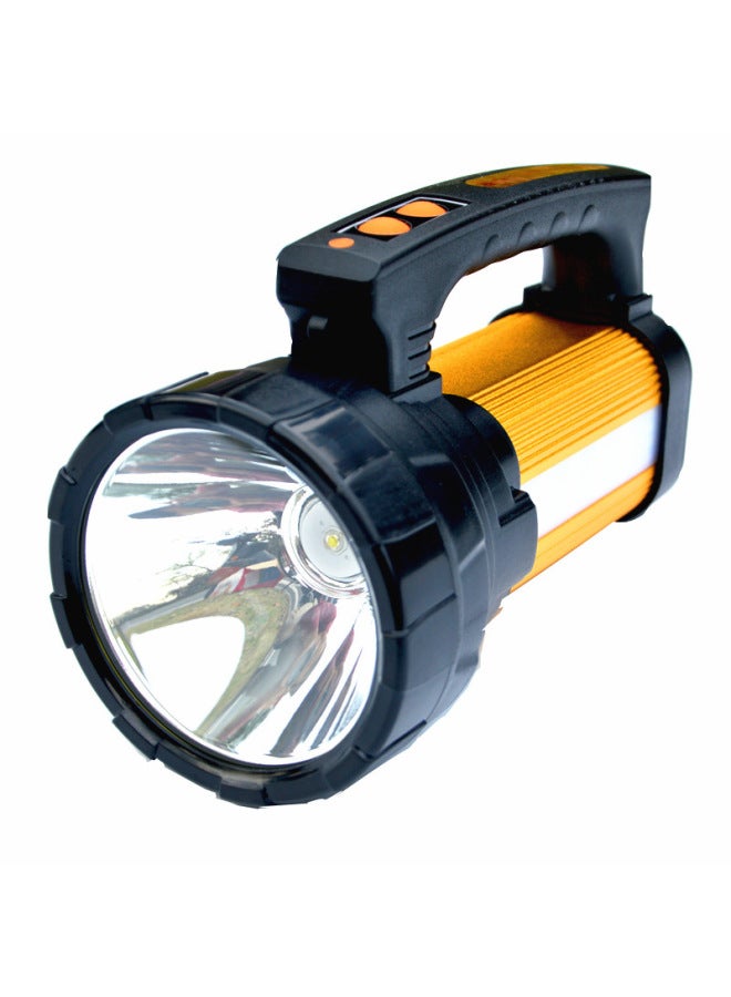 High-power Night Fishing Strong Light Portable Lamp Outdoor Rechargeable Handheld Flashlight Long-range Emergency Searchlight-Color:S1188-120 Aluminum Condenser Cup 110mm Lithium Battery 8 Groups Pl - Image 1