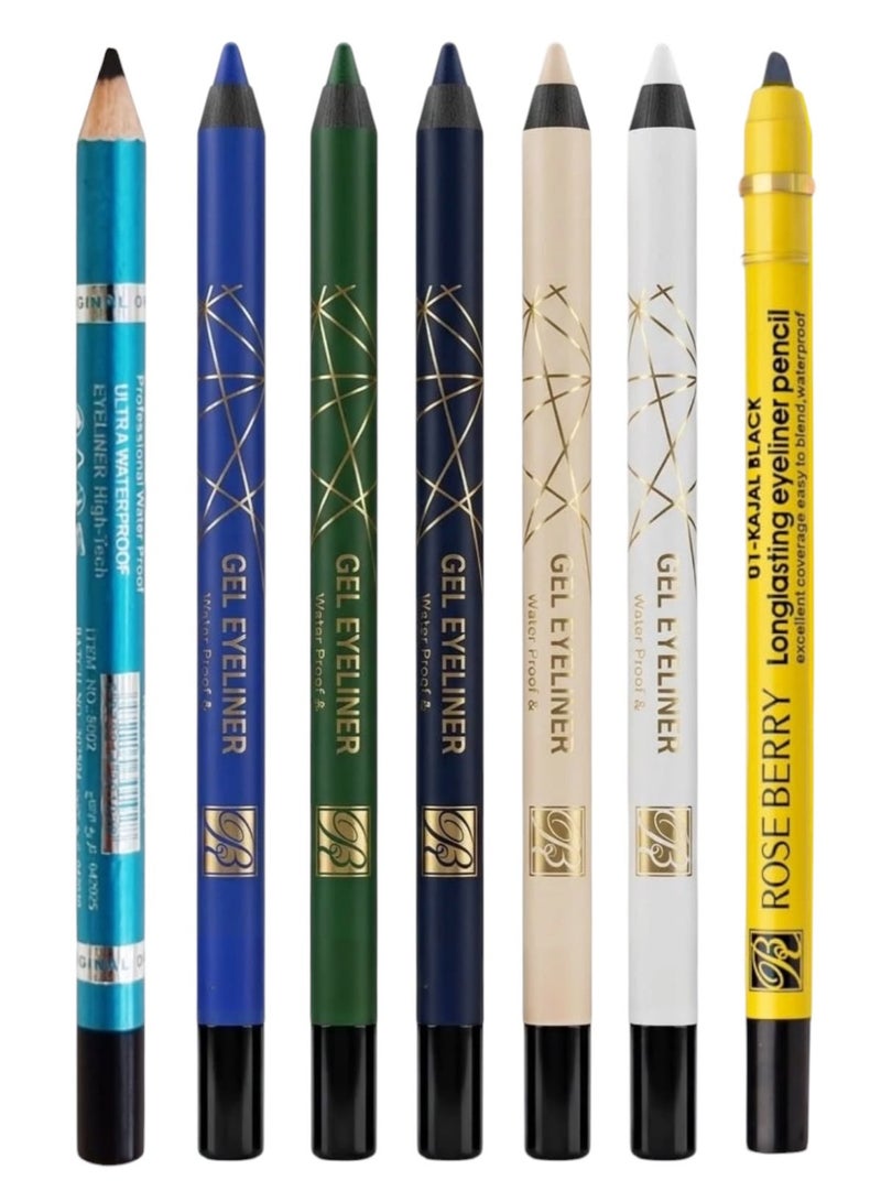 GEL EYELINER WATERPROOF 7Colors