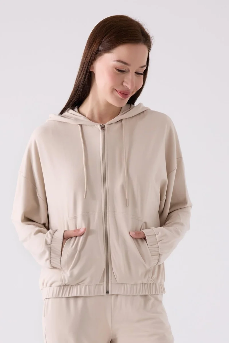 ارنيتا Women's Thin Fleece Hooded 2-Piece Set