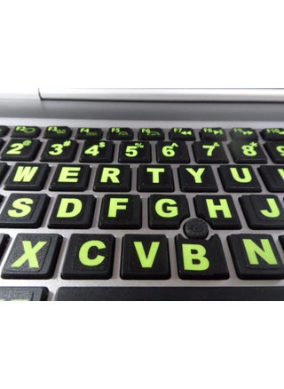 Keyboard Stickers Big Bright Luminescent Symbols Will Not Wear or Fade 3 Yr Warranty Great for Sight Impaired US English Keyboard Also Includes PocketPurse Magnifier USB LED  Tweesers - pzsku/Z794F08A3300D5F1EF8ECZ/45/1749490776/6423dfd8-826d-4783-a2d4-126a9319927a