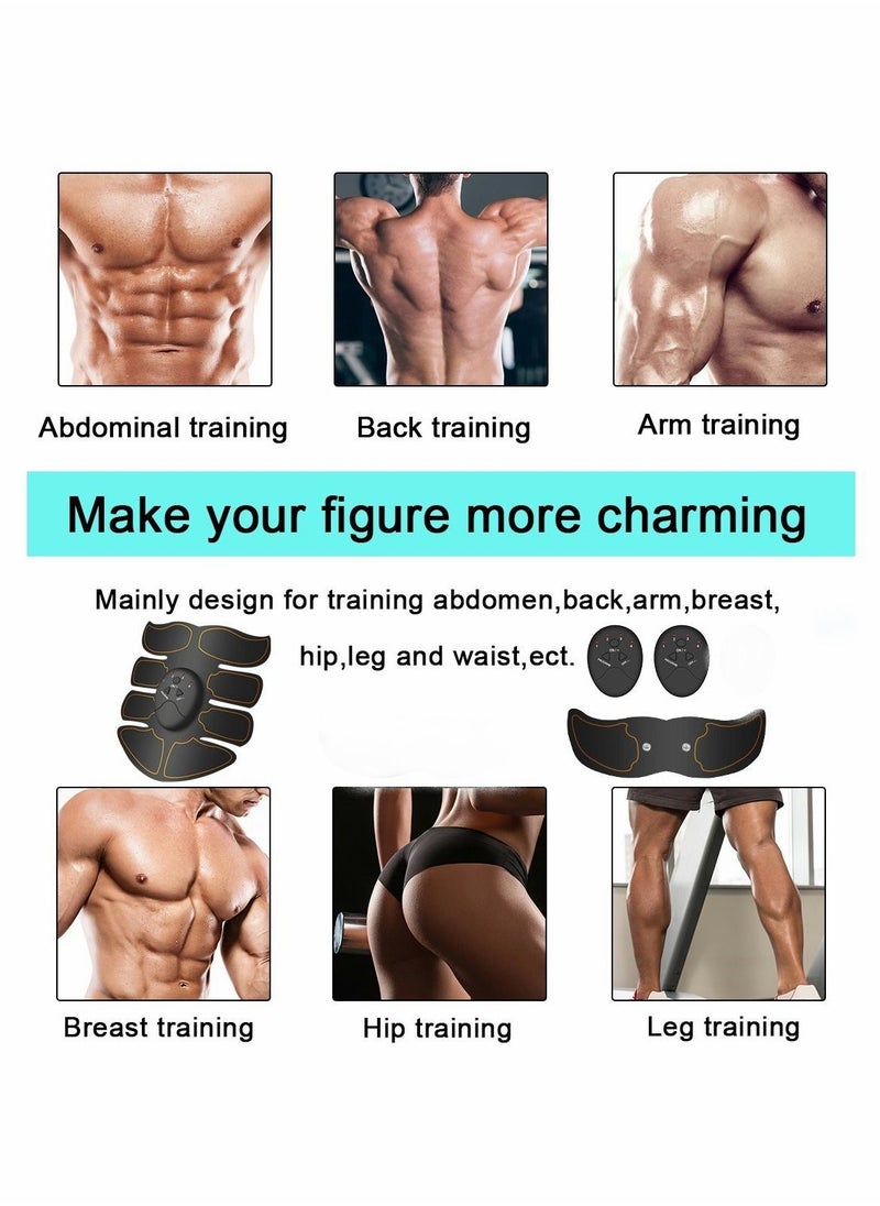 KASTWAVE Muscle Toner Abdominal Toning Belt Workout Portable Fitness Workout Equipment Home Office for Men Women  - Image 4