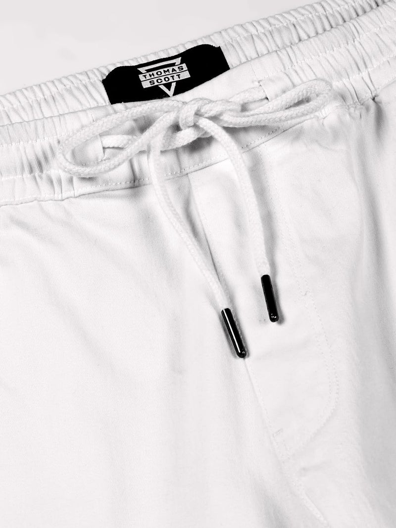 Thomas Scott Men White Smart Easy Wash Chino Trousers (White, 30) - Image 5