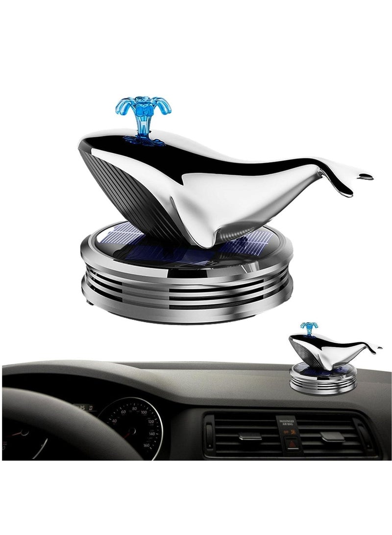Barakah Solar Rotating Car Air Freshener Dolphin Shape Car Air Fresheners Solar Energy Air Purifier For Car Interior Auto Decoration Accessories - Image 5