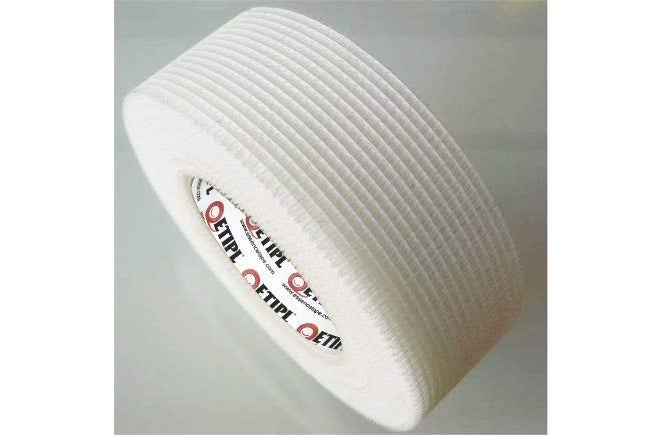 ETI Dry Wall Tape, Plastering TapeOnetime Fiber Mesh Crack Patch Wall Repair Tape 25mmX50mtr (24 Roll) - Image 1