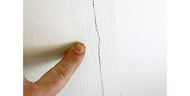 ETI Dry Wall Tape, Plastering TapeOnetime Fiber Mesh Crack Patch Wall Repair Tape 25mmX50mtr (24 Roll) - Image 4