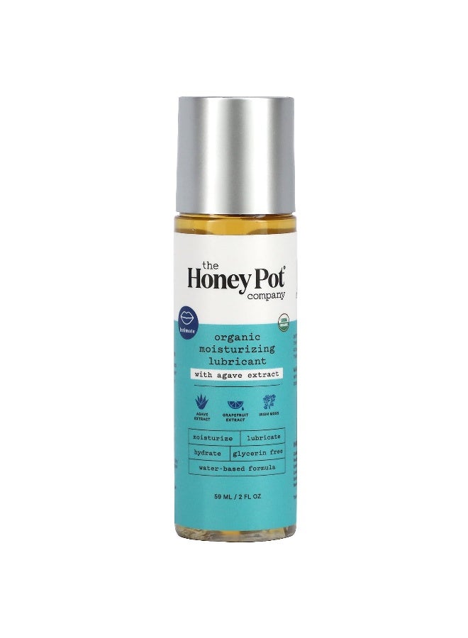 The Honey Pot Company, Organic Moisturizing Lubricant With Agave Extract, 2 fl oz, (59 ml) - Image 1