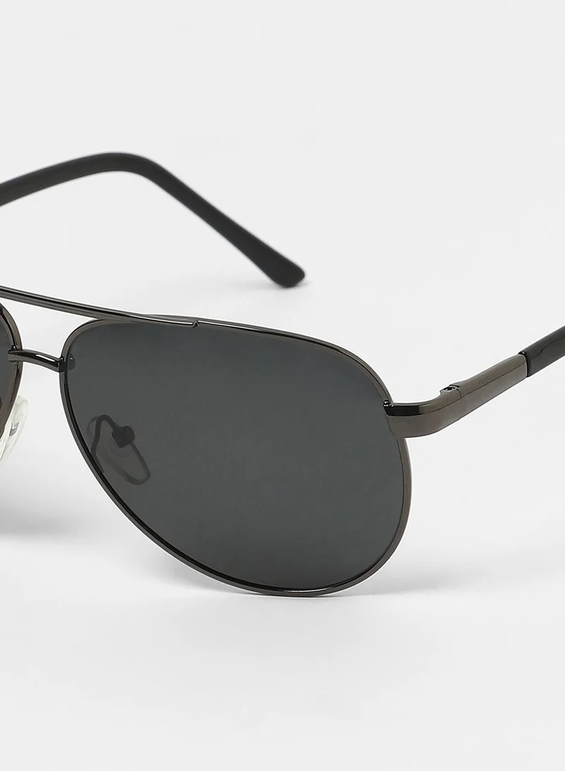 صوص هاوت The Classic Aviator Sunglasses - Onyx Black