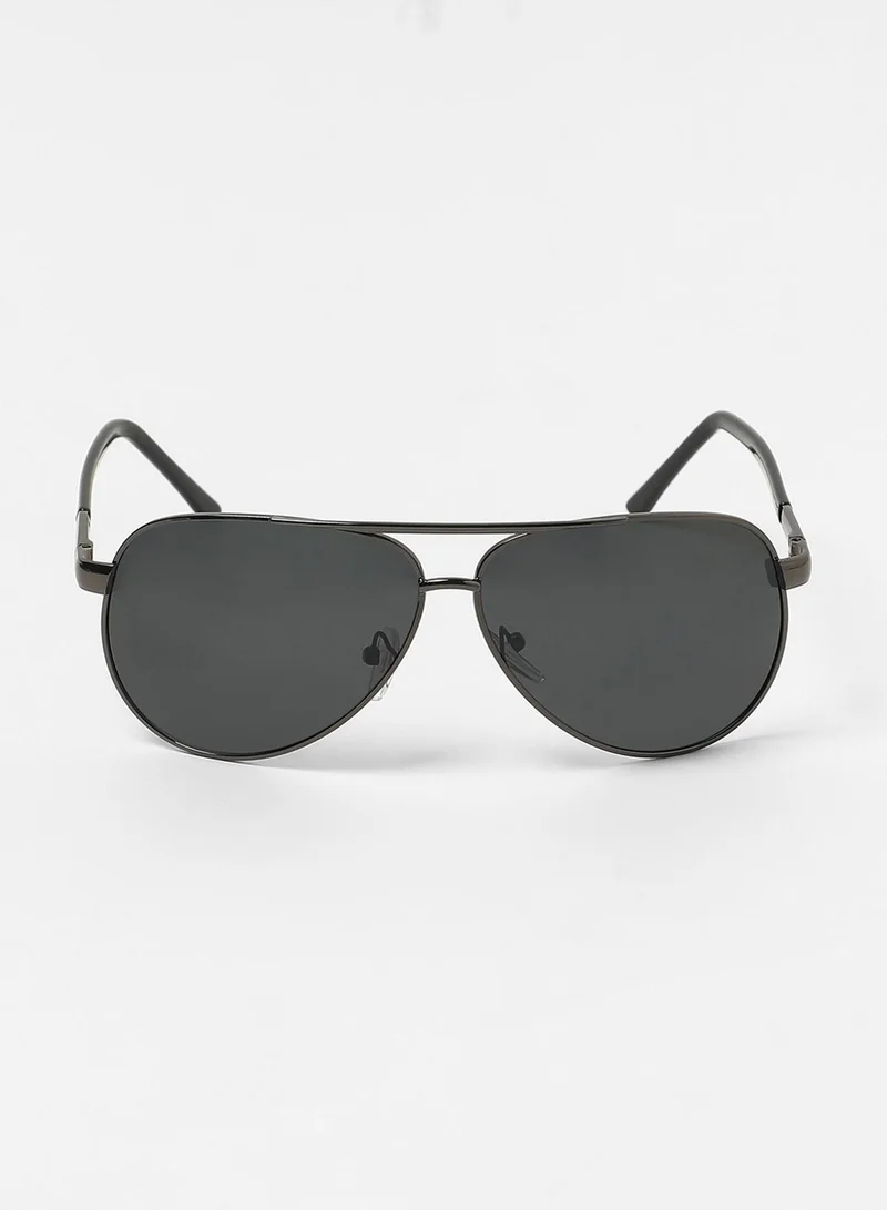 صوص هاوت The Classic Aviator Sunglasses - Onyx Black