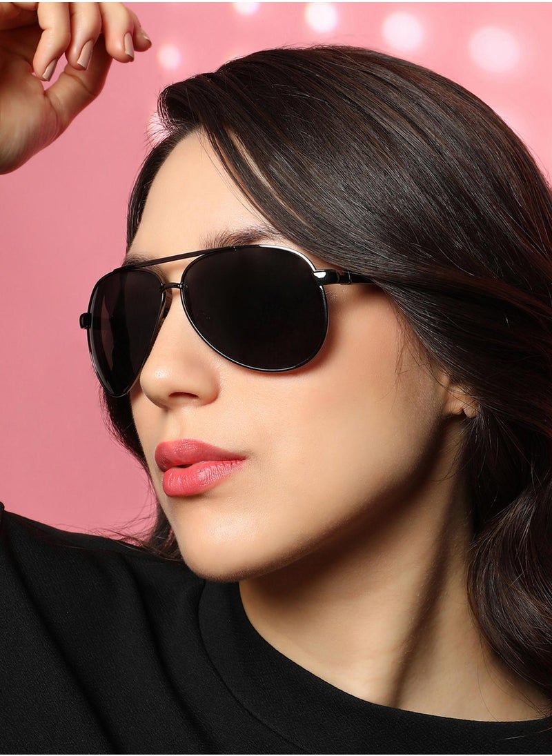 Haute Sauce The Classic Aviator Sunglasses - Onyx Black  - Image 3