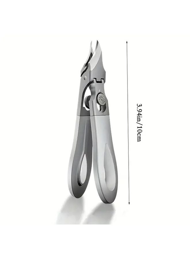 Heavy Duty Extra Long Nail Clippers For Thick Toenails Professional Stainless Steel Black - Image 5