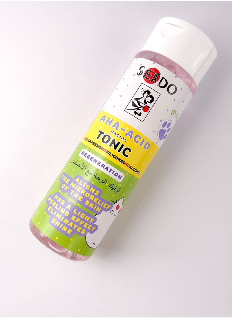 Sendo - Toner Regenerating And Whitening with AHA Acids 250 ml - Image 1