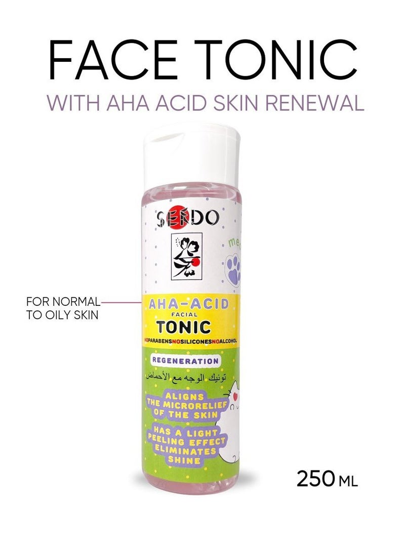 Sendo - Toner Regenerating And Whitening with AHA Acids 250 ml - Image 1