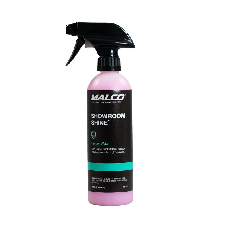 Malco Showroom Shine Spray Car Wax and Instant Detailer - Best Car Wax Spray for Professional Finish/Easy to Use Instant Detailer/Cleans and Waxes Painted Surfaces, Metal and Glass (110416) - Image 1
