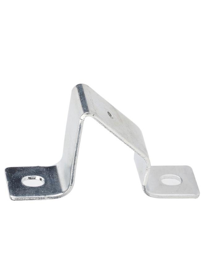 Thoraya - 10PCS Rail Mounting U Bracket C45 Stainless Steel Guide Rail Inclined Support U Shaped Connector Bracket M4 Hole - Image 1