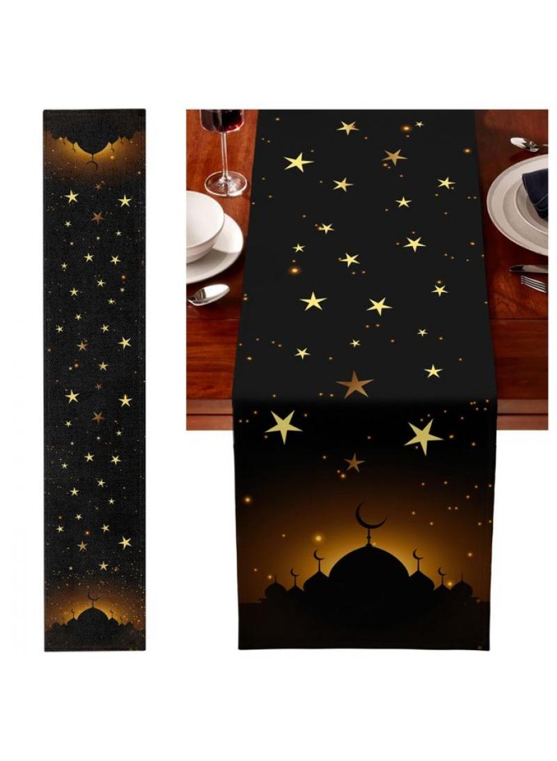 general 33*178cm Decorative Cotton And Linen Table Print Tablecloth - Image 4