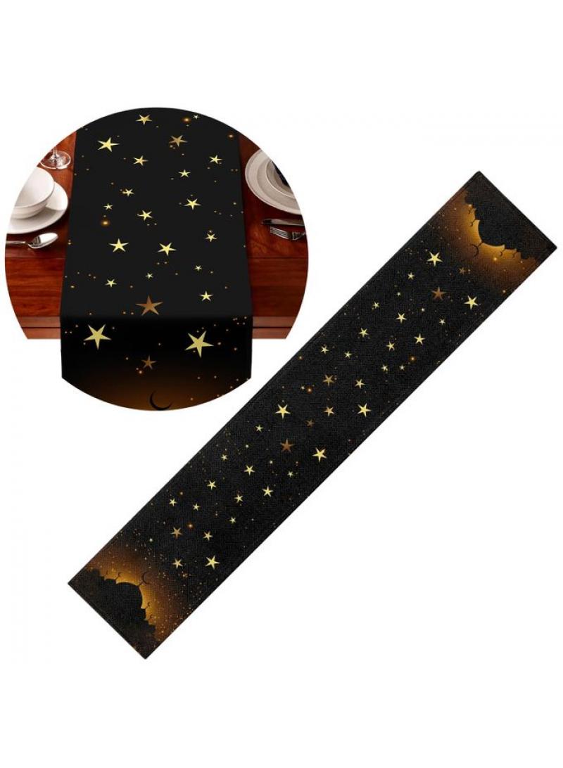 general 33*178cm Decorative Cotton And Linen Table Print Tablecloth - Image 3