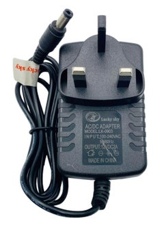 Lucky Sky Lucky Sky DC 12V 2A  Adapter Power Supply Transformer Power Adapter Converter Wall Charge Adapter For Professional Home Use, black. (12V 2A)  - Image 1