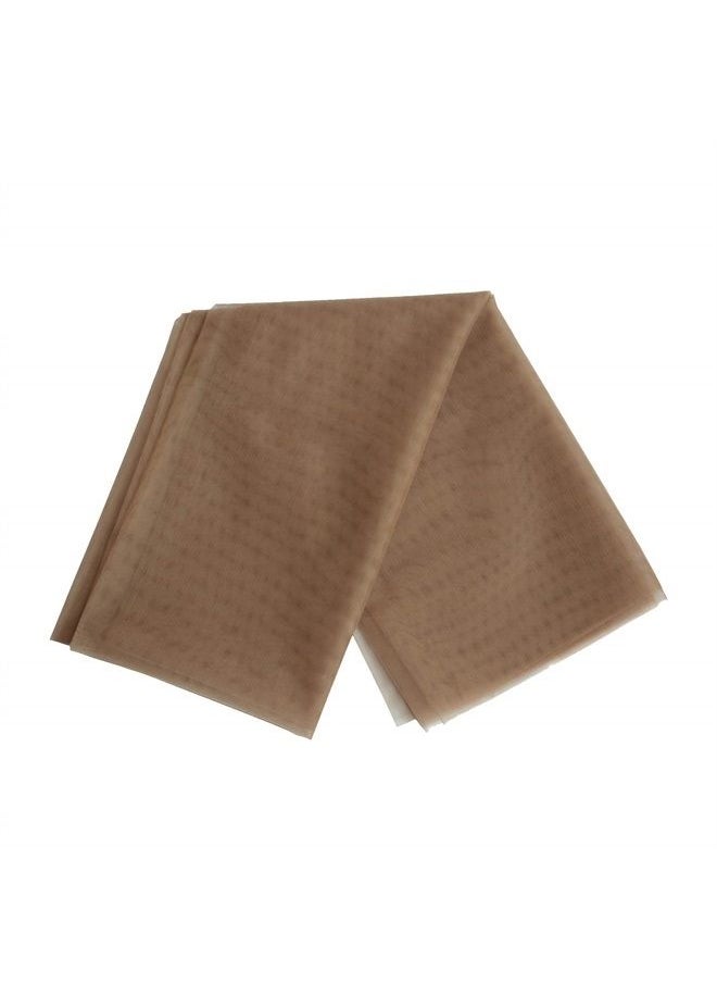 yantaisiyu 1/4 yard Swiss Lace Net for Making Lace Wig Caps or Lace Closure Foundation Caps Wig Accessories (Brown)  - Image 2