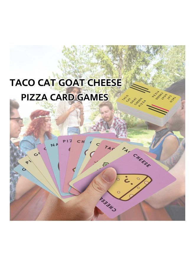 نيبمينينت لعبة بطاقات من 64 بطاقة (قطة ، ماعز جبنة، بيتزا) طراز TT-T2976 - Image 5