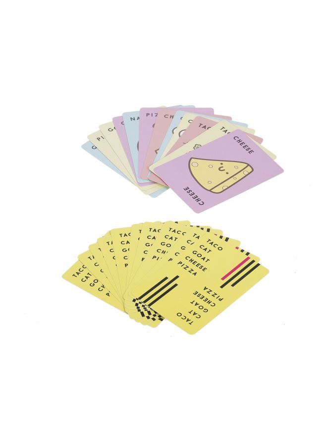 نيبمينينت لعبة بطاقات من 64 بطاقة (قطة ، ماعز جبنة، بيتزا) طراز TT-T2976 - Image 3