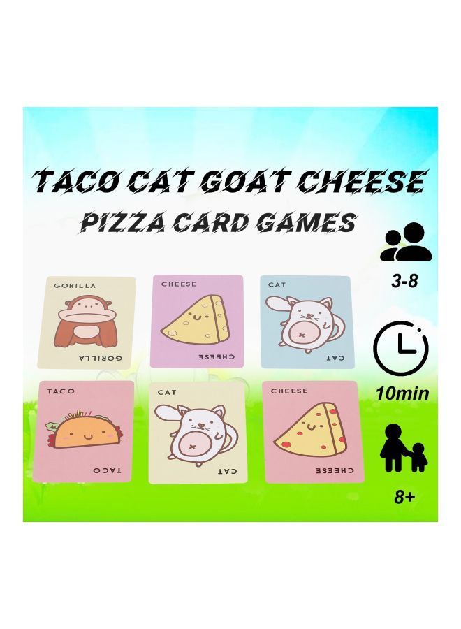 نيبمينينت لعبة بطاقات من 64 بطاقة (قطة ، ماعز جبنة، بيتزا) طراز TT-T2976 - Image 2