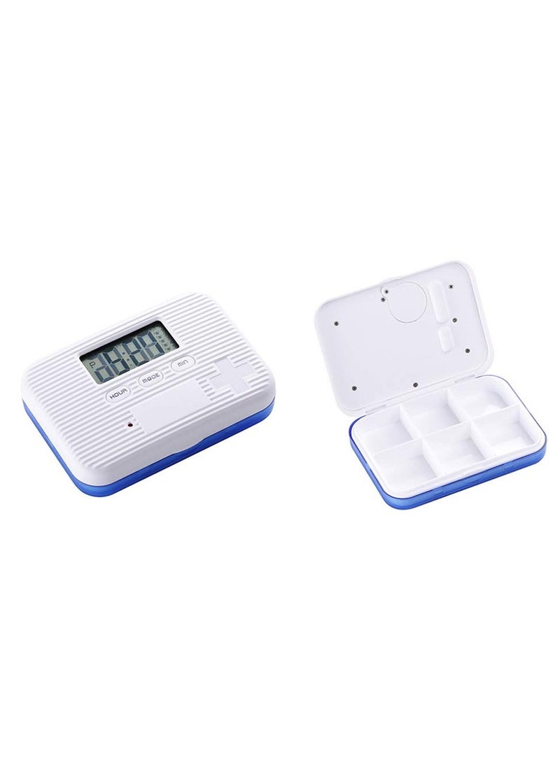 Zikra Pill box Timed reminder Electronic version of the Mini-seal Work drug Management container suitable for Pills/Vitamins convenient to carry out - Image 1