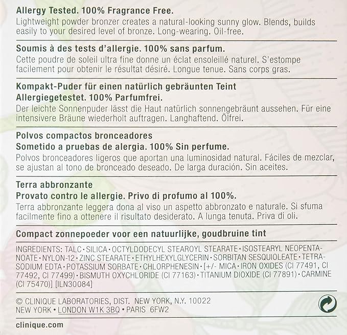 Clinique True Bronze Pressed Powder Bronzer 02 Sunkissed - Image 3