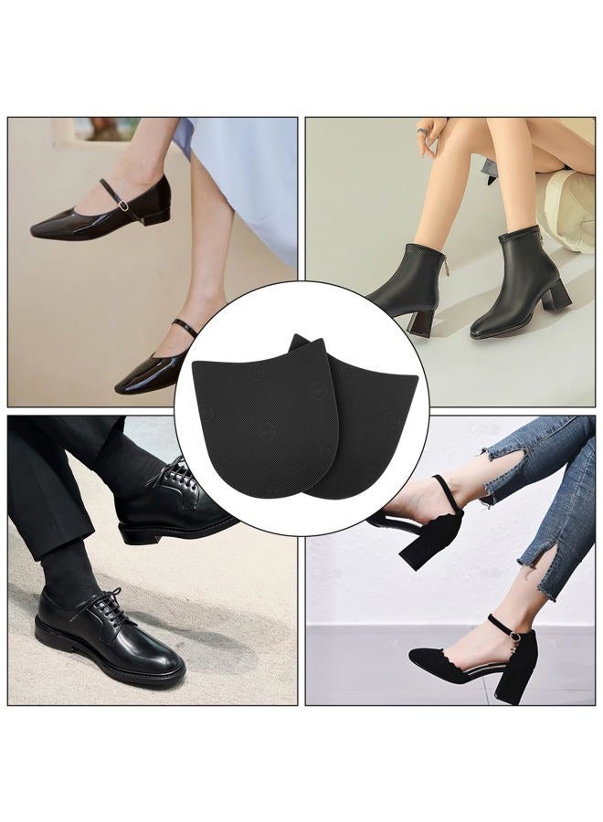hongliang 2 Pairs Cuttable Rubber Heel Replacement Kit Anti - Slip,0.35mm Thick Shoe Repair Pads for Women & Men Boots, Universal Boot Heel Repair Solution - Image 2