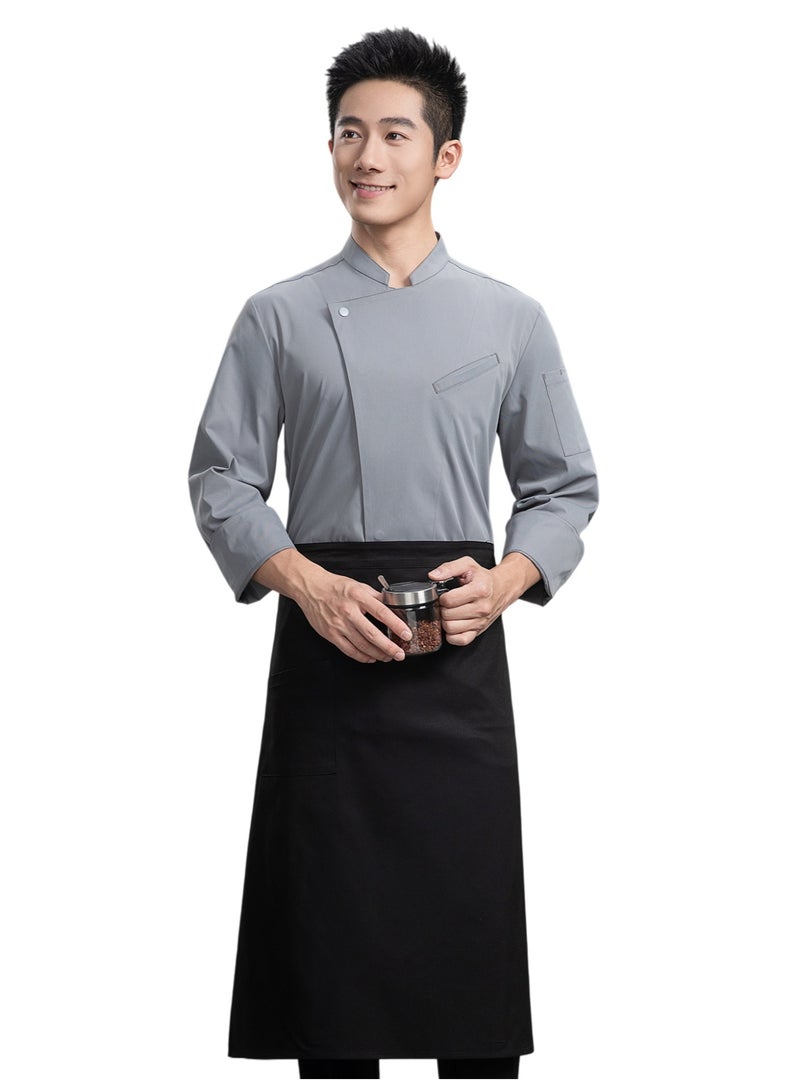 KUYING New Chef Workwear Top+Apron Set - Image 1