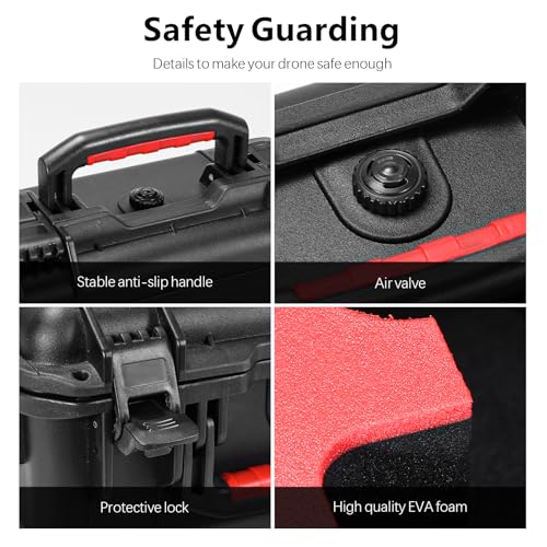 FPVtosky NEO 2 Case, Waterproof HardCase for DJI NEO 2 Fly More Combo Accessories, fits DJI RC-N3 Remote Controller [CASE ONLY] - Image 5