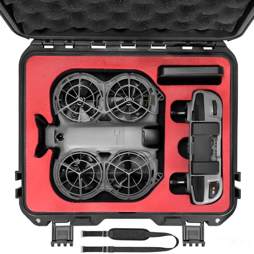 FPVtosky NEO 2 Case, Waterproof HardCase for DJI NEO 2 Fly More Combo Accessories, fits DJI RC-N3 Remote Controller [CASE ONLY] - Image 1