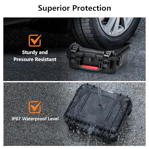FPVtosky NEO 2 Case, Waterproof HardCase for DJI NEO 2 Fly More Combo Accessories, fits DJI RC-N3 Remote Controller [CASE ONLY] - Image 3