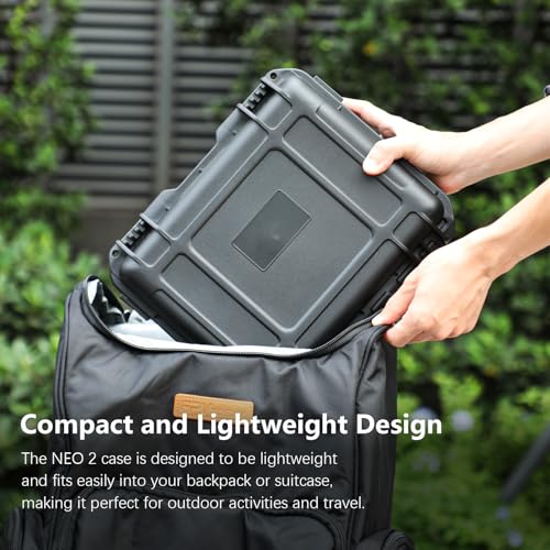 FPVtosky NEO 2 Case, Waterproof HardCase for DJI NEO 2 Fly More Combo Accessories, fits DJI RC-N3 Remote Controller [CASE ONLY] - Image 4
