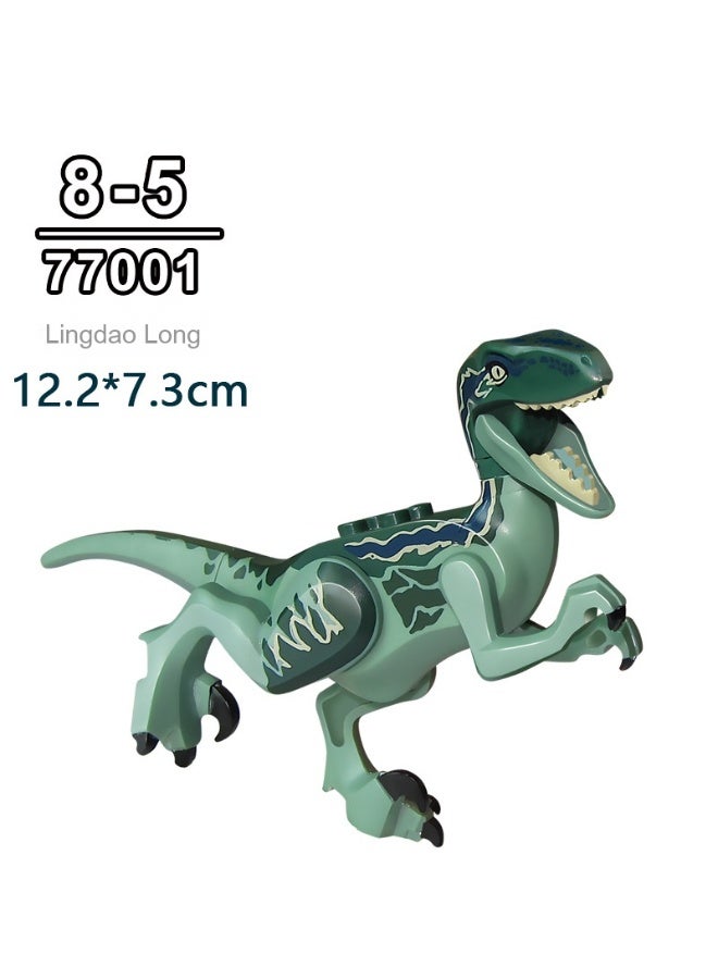 NIBEMINENT Dinosaur Building Blocks Jurassic Assembly Educational Toy