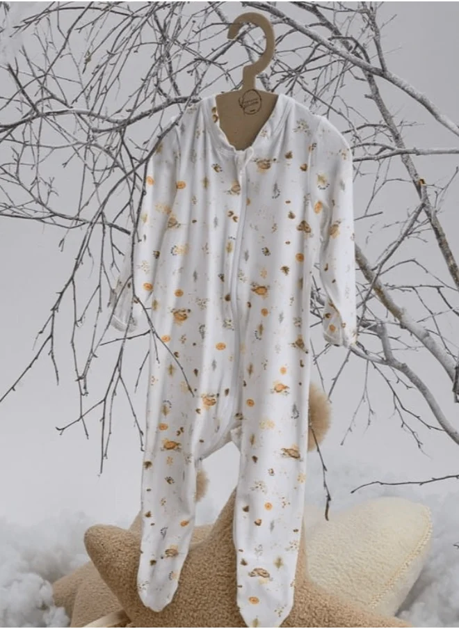 Jamiks Franze Bamboo Sleepsuit - October