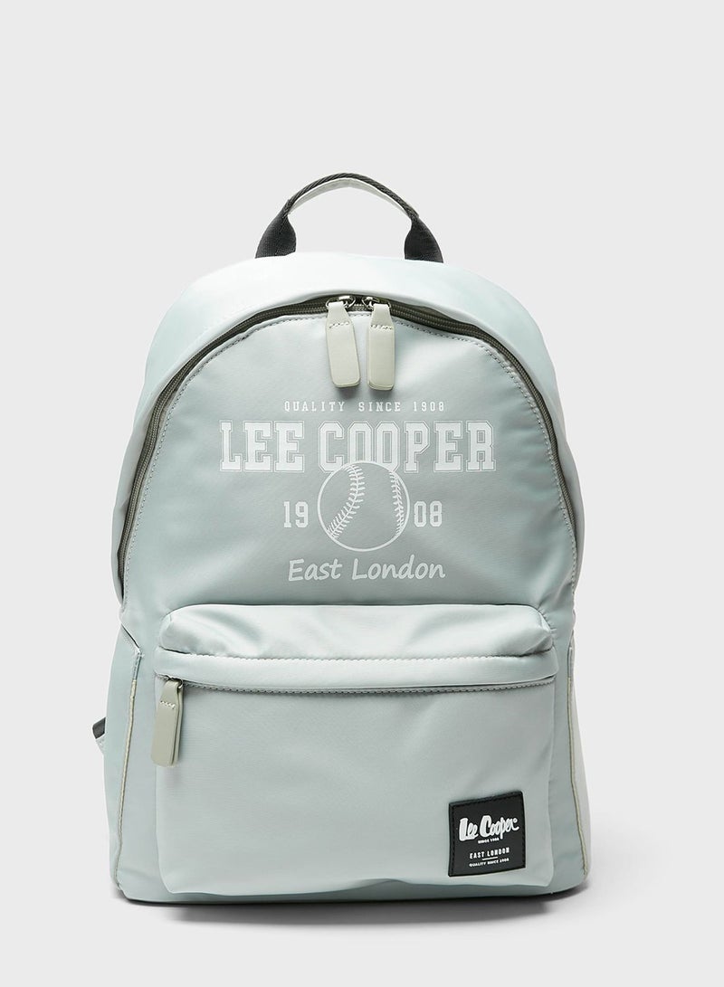 Logo Detailed Backpack