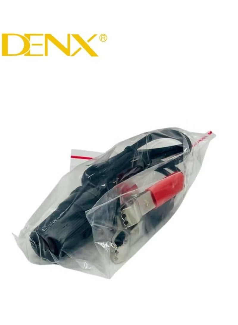 Denx Car Power Inverter, 12V to 220V, High Frequency Modified Sine Wave, 300W, Multi-Port, USB Port + Type-C Port, Plus Includes Battery Adapter - Image 1