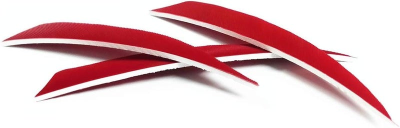 Letszhu Archery Arrows Feather Fletching 4 Inch Real Turkey Vanes for Hunting Target Shooting (25 Pack) - Image 3