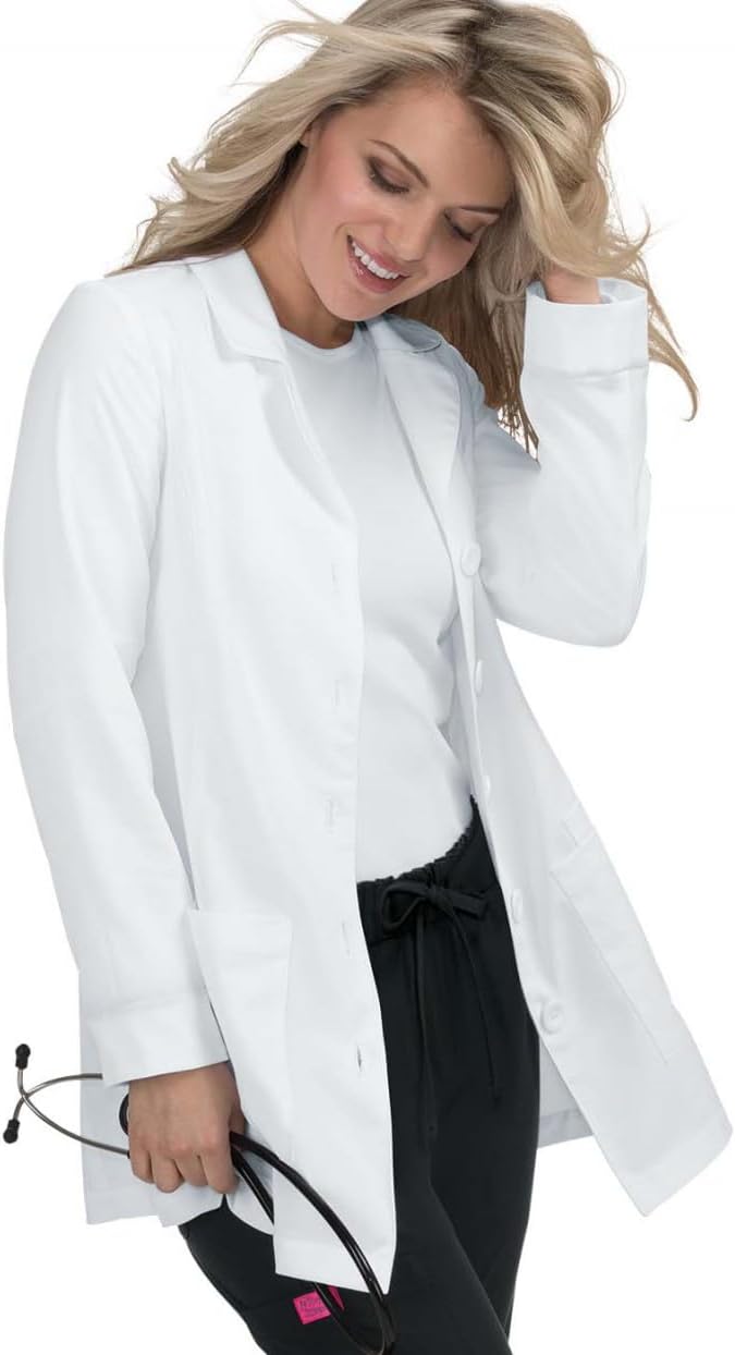 KOI Betsey Johnson B400 Marigold Lab Coat - Image 2