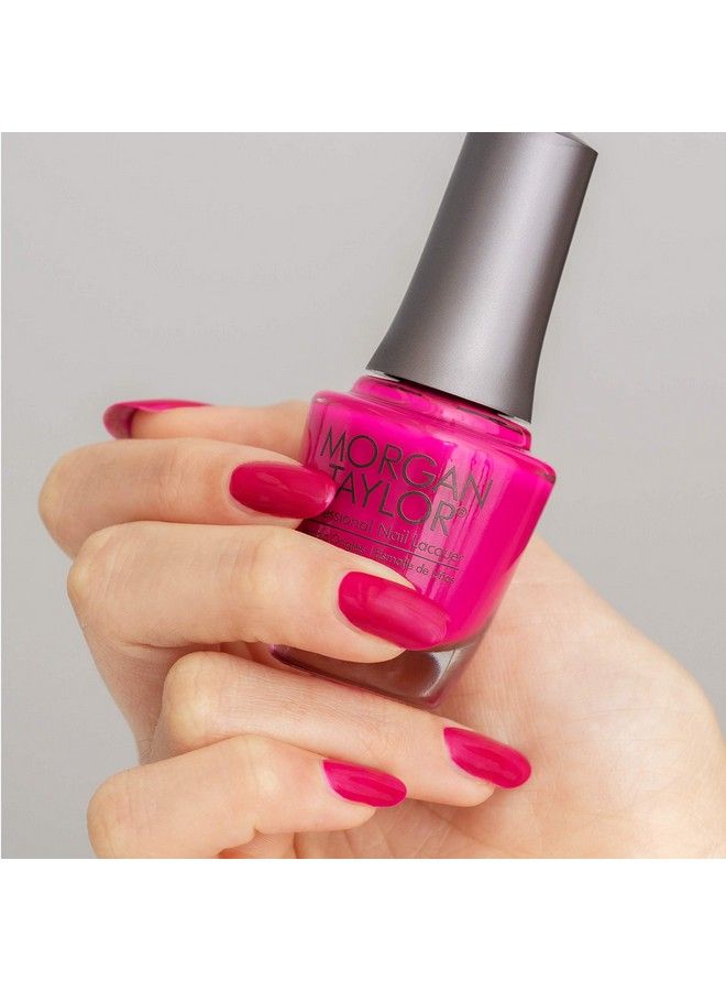 Morgan Taylor Nail Lacquer (Poparazzi Pose) Pink Nail Polish Finger Nail Polish Long Lasting Nail Polish Pink Nail Lacquer Finger Nail Polishes .5 Ounce - Image 4