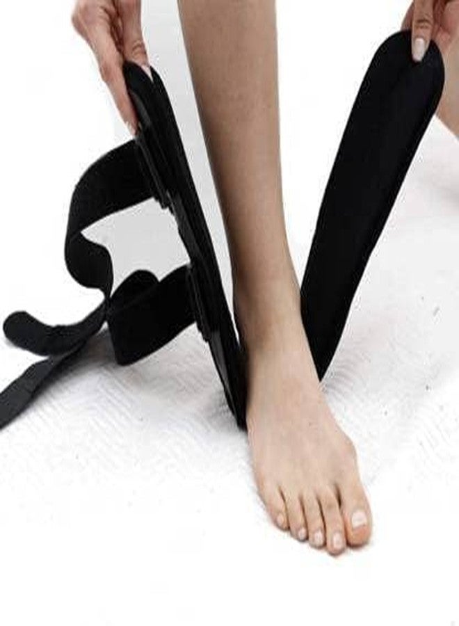 KUDIZE دعامة الكاحل KUDIZE لتثبيت الكاحل ودعمه في حالات الكسور (أسود) - مقاس عالمي - Image 2