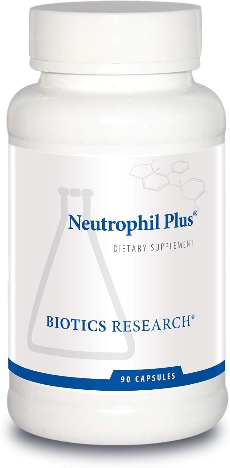 Biotics Research Neutrophil Plus Immune Support Maitake Mushroom Barberry Antioxidant Activity Optimal Immune Function Upper Respiratory Health 90 Capsules - Image 1