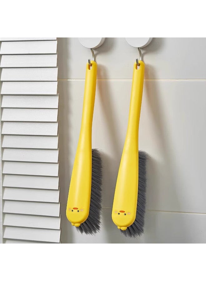 Pinyu Bed Brush, Dust Removal Brush, Soft Bristles, Large Size, Deep Into Gaps, Bed Broom, Sofa Gaps, Carpet Cleaning Brush, Egg Yolk Duck - Image 1