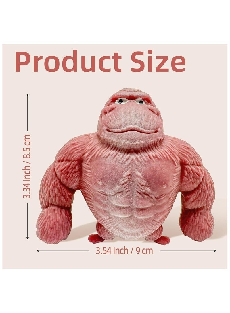 Squishy Monkey Toy – Jumbo Stretchy Gorilla Stress Relief Fidget Toy – Soft, Slow-Rising, Kawaii Animal-Inspired Novelty Gift for Kids & Adults – Anti-Anxiety Sensory Play Accessory - Image 3