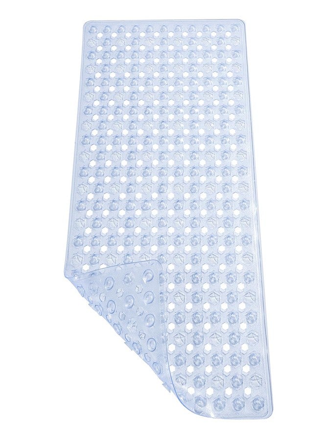 Mantto Shower Bathtub Mat Non Slip Bath Mat for Tub Non Slip Bath Mats for Bathroom Bath Tub Mats Shower Floor Mat with Suction Cups 34.5 x 15.5(Clear) - Image 4